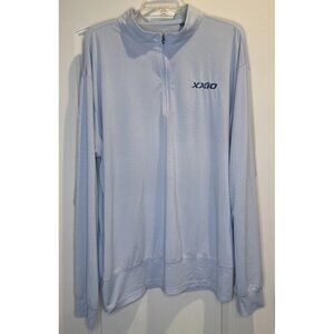 Turtleson Men's 1/4 Zip Light Blue Long Sleeve Golf Pullover Sz XXL Casual